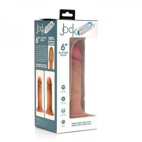 Jock Light Dual Density Silicone Dildo 6 Inch