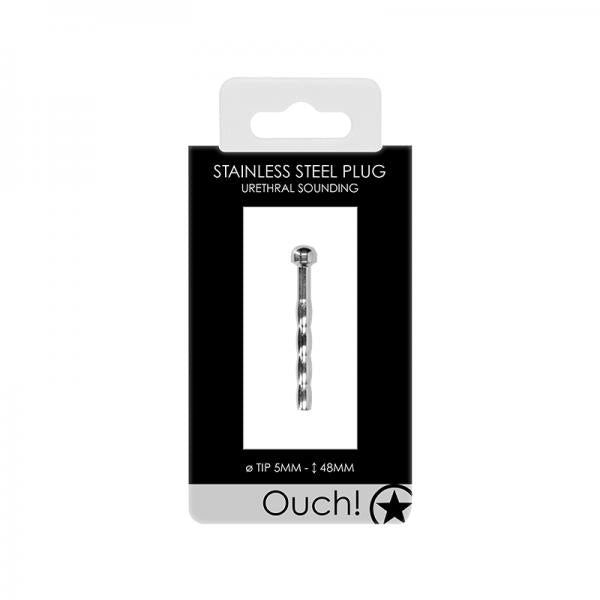 Ouch! Urethral Sounding Metal Plug 5 Mm