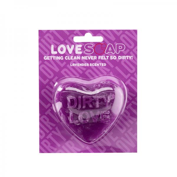 S Line Heart Soap Dirty Love Lavender Scented