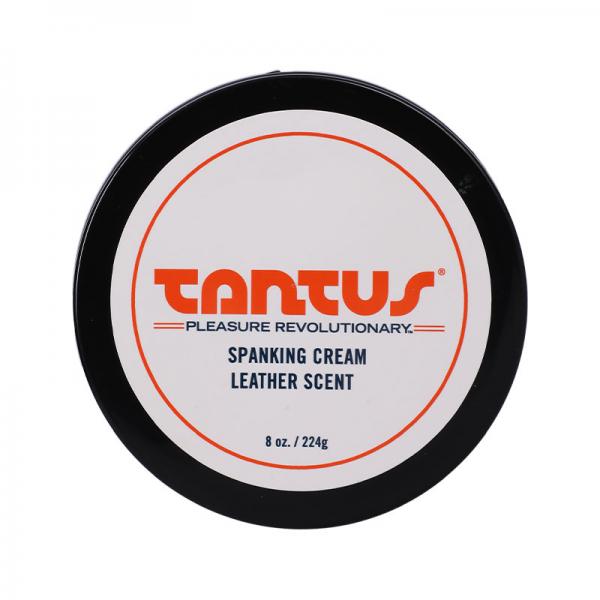 Tantus Spanking Cream Leather Scent 8 Oz.