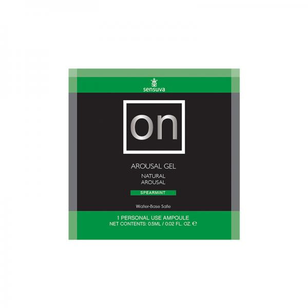 On For Her Arousal Gel Single Use Packet 6 Ml Spearmint