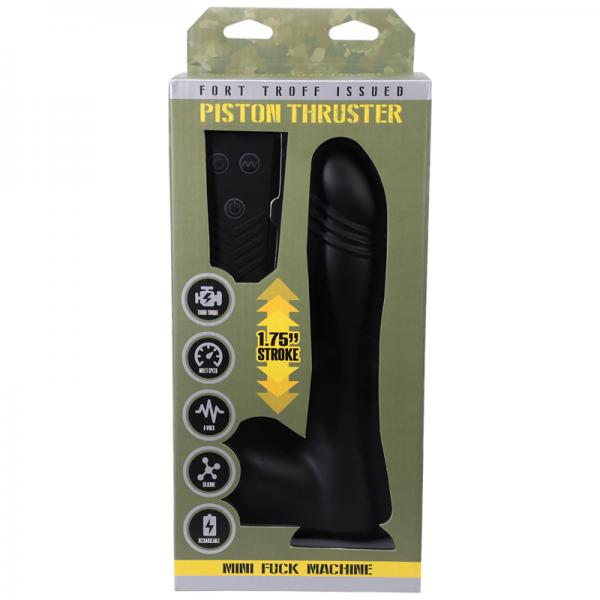 Fort Troff Piston Thruster Mini Fuck Machine Rechargeable Remote Controlled Silicone 8.5 In. Thrusti