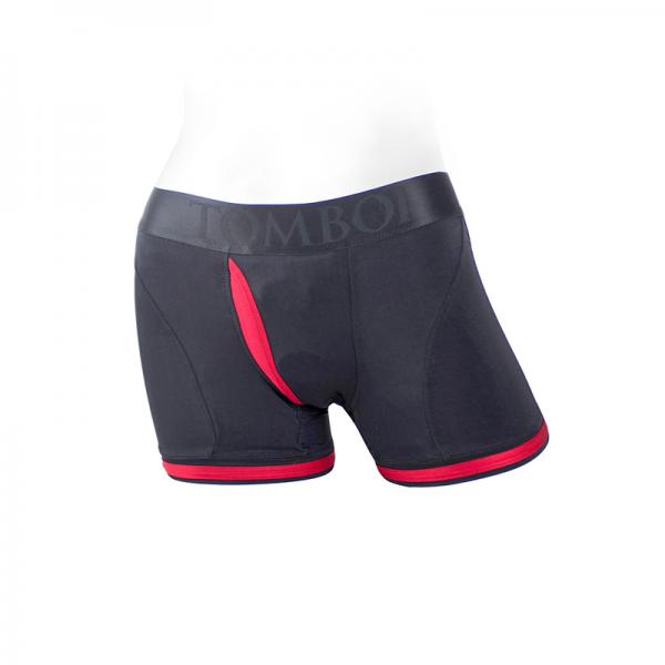 Spareparts Tomboii Nylon Boxer Briefs Harness Black/Red Size S