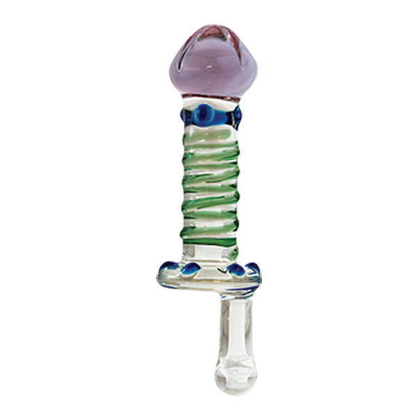 Glass Gem Dildo (Turquoise)
