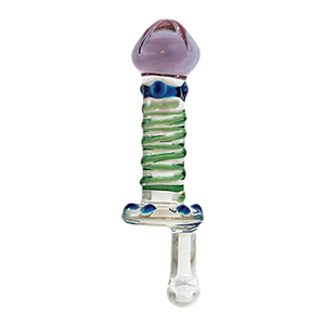 Glass Gem Dildo (Turquoise)