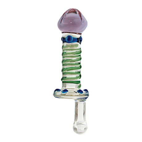 Glass Gem Dildo (Turquoise)