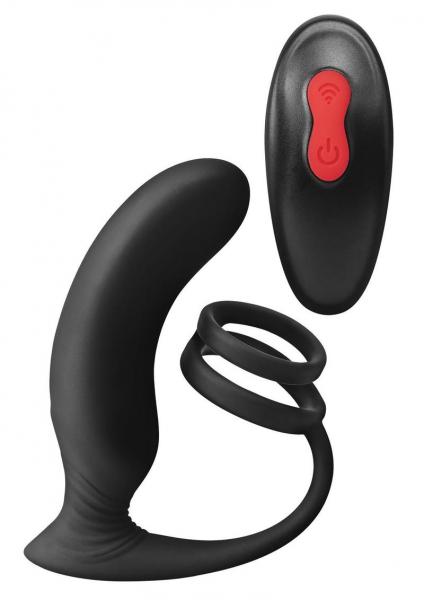Remote Controlled Thumbs Up P Spot Vibrator And Dual Stamina Ring