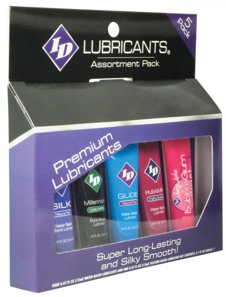 Id Lubricant Assortment 5 Pack .42oz Tubes