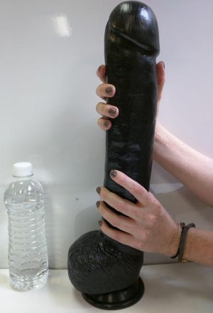 The Black Destroyer Huge 16.5 Inches Dildo