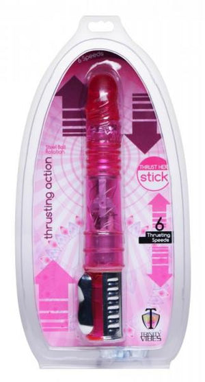 Thrust Her Sex Stick Pink Vibrator