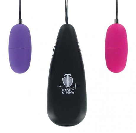 Trinity Velvafeel Fuschian Twin Bullet Vibrators