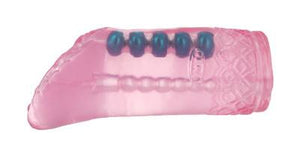 Sexflesh Pink Beaded Pussy Stroker