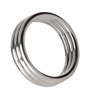 Echo 2 Inch Stainless Steel Triple Cock Ring