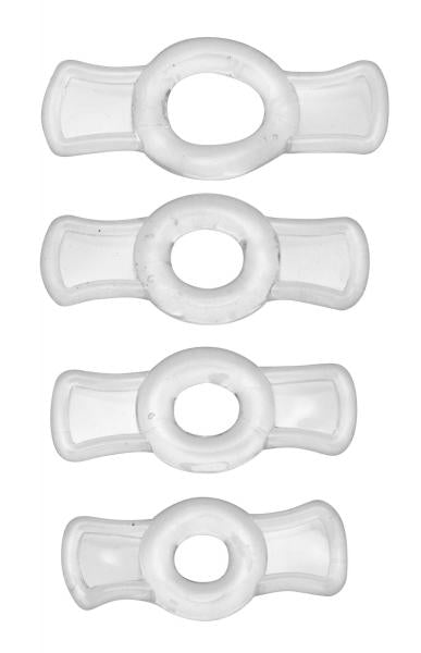 Size Matters Endurance Penis Ring Set Clear