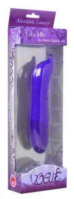 Lila 10 X Mode Silicone Dolphin Vibe Purple
