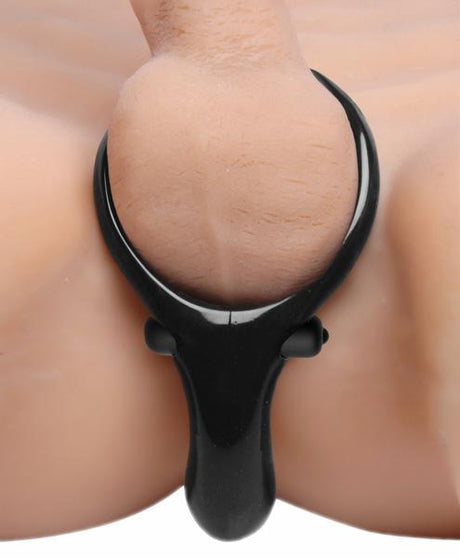 The Mystic Vibrating Cock Ring With Taint Stimulator