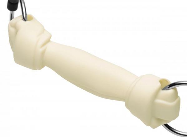 Silicone Dog Bone Gag White