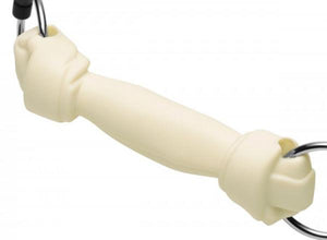 Silicone Dog Bone Gag White