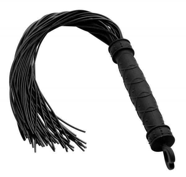 Punish Me Silicone Flogger Black