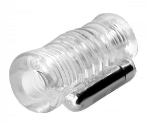 Palm Tec Vibe Tube Vibrating Stroker Clear