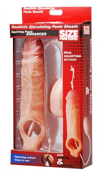 Realistic Ejaculating Penis Enlargement Sheath