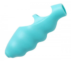 Finger Bang Her Vibe Teal Blue Finger Vibrator