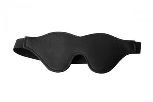 Strict Fleece Lined Blindfold Black O/S