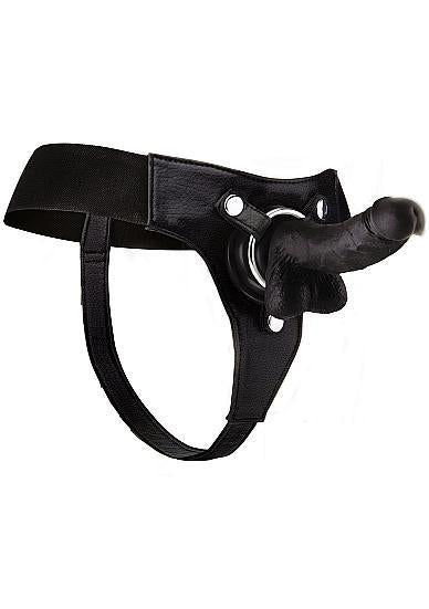Ouch Realistic 7 Inches Strap On Black
