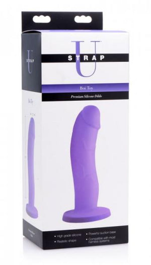 Strap U Boi Toy Premium Silicone Dildo Purple