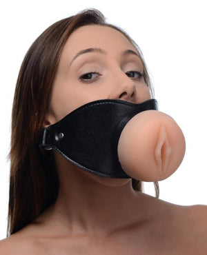 Pussy Face Oral Sex Mouth Gag Black