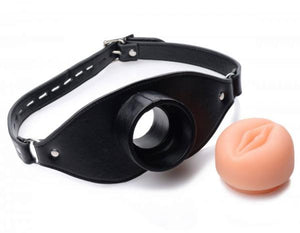 Pussy Face Oral Sex Mouth Gag Black