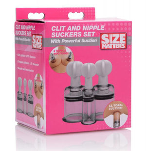Size Matters Clitoris & Nipple Suckers Set