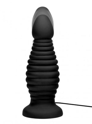 Auto Thruster Vibrating Anal Plug Black