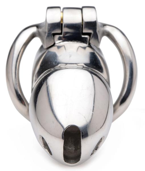 Rikers 24 7 Stainless Steel Locking Chastity Cage