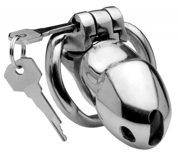 Rikers 24 7 Stainless Steel Locking Chastity Cage