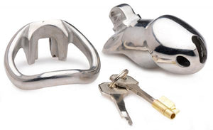 Rikers 24 7 Stainless Steel Locking Chastity Cage