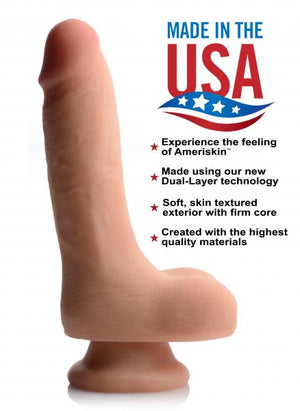 Usa Cocks 7 Inches Ultra Real Dual Layer Suction Cup Dildo