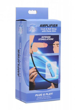 Amplifier Cock And Ball Strap With Penis Estim