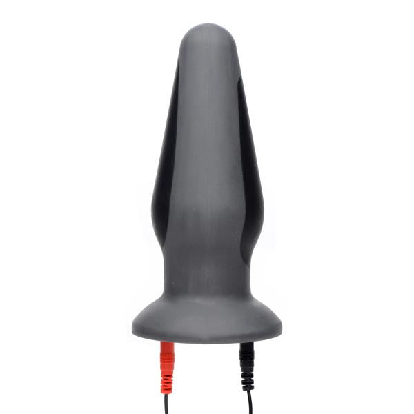 Anal Amplifiier Silicone Estim Plug Black