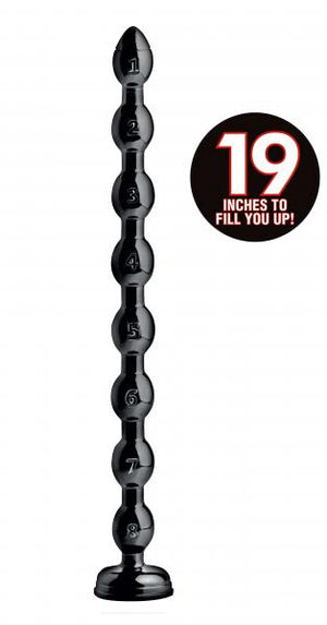 Hosed 19 Inches Beaded Anal Snake