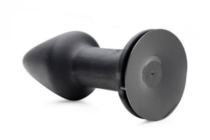 Mega Spade 10 X Vibrating Xl Silicone Plug Black