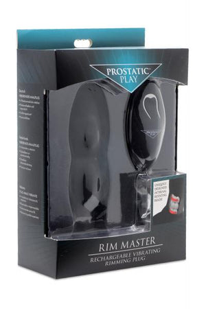 Rim Master Rechargeable Vibrating Silicone Anal Plug