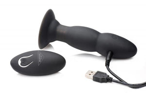 Rim Master Rechargeable Vibrating Silicone Anal Plug