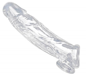 Size Matters Realistic Penis Enhancer + Ball Stretcher Clear