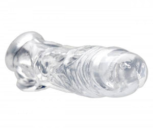 Size Matters Realistic Penis Enhancer + Ball Stretcher Clear