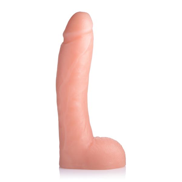 Lovebotz 10 Inches Cock Lock Dildo With Balls Beige