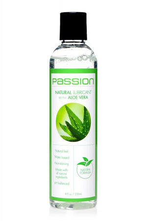 Passion Natural Lubricant With Aloe Vera 8 Fl Oz