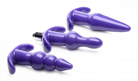 Thrill Trio Anal Plug Set Purple