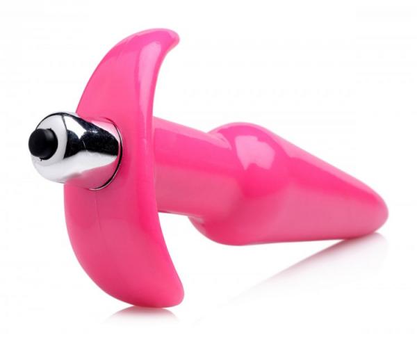 Smooth Vibrating Anal Plug Pink