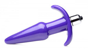 Smooth Vibrating Anal Plug Purple